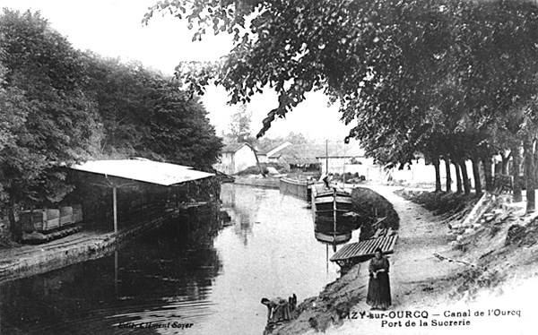 LIZY-sur-OURCQ – Canal de l'Ourcq  Port de la Sucrerie